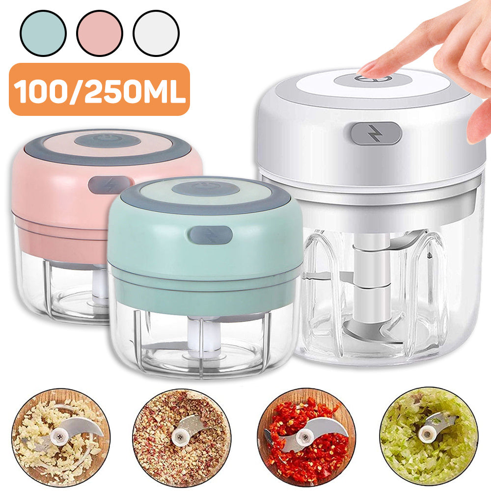 Mini Electric Durable Chili Vegetable Crusher Kitchen Tool